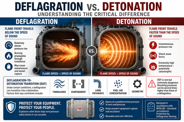 Deflagration vs. Detonation: Understanding the Critical Difference