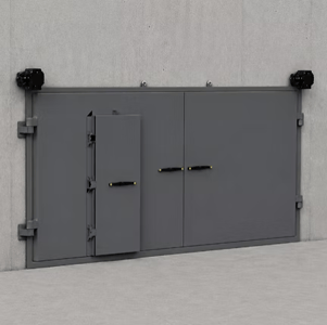 Hinged Blast-Resistant Gates