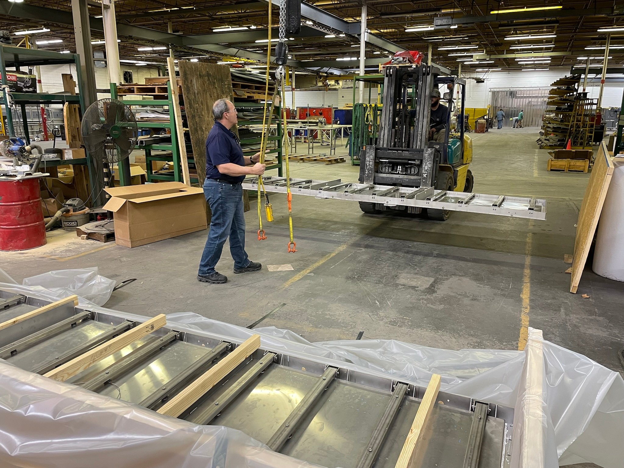 PSD Working on Explosion Relief Doors