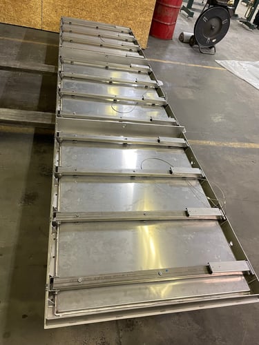 Long Explosion Relief Door