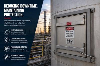 Case Study: Explosion Relief Door Replacement for a Refinery