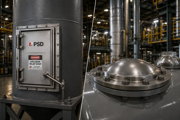 Rupture Discs vs. Reusable Explosion Doors: Key Differences Explained